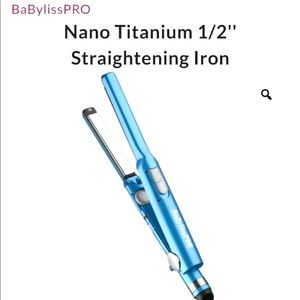 Babybliss titanium 1/2 inch iron fast heating up